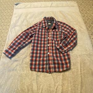 Boys size 6 OshKosh long sleeve button up shirt